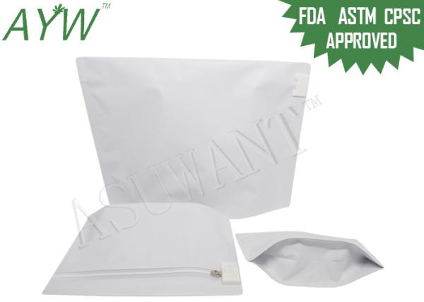 Buy cheap Weeds Marijuana Plastic Child Resistant Bags Smell Barrier With Lock Zipper from wholesalers