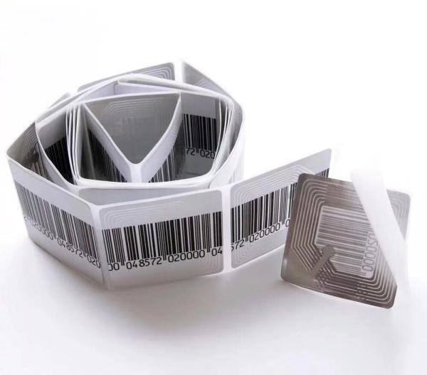 Buy cheap 40*40mm Anti Theft Sticker Eas Soft label RF 8.2MHz Stickers Label For Garment Barcode Eas RF Sensor Sticker-40mm*40mm from wholesalers