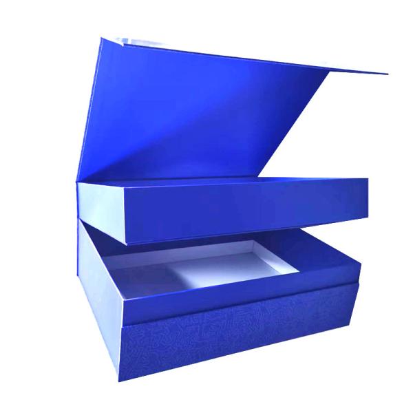 Buy cheap Blue Gift Paper Box Double Layer Personalized Boxes For Custom Retail Packaging from wholesalers