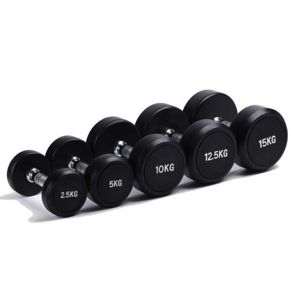 Steel Free Weight Equipment Lifting Gym Dumbbell 5/7.5/10/12.5/15/17.5/20/22.5
