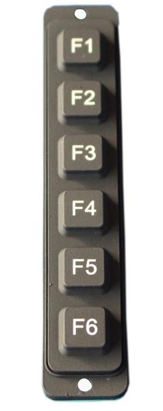 Buy cheap 96mm X 18mm Dia PS2 Numeric Keypad With Carbon - On - Gold Key Switch from wholesalers