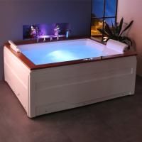 Buy cheap 5' Side Skirt Massage Bathtub Waterfall Jacuzzi Tub For Bathroom 2 Person product