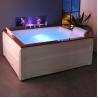 Buy cheap 5' Side Skirt Massage Bathtub Waterfall Jacuzzi Tub For Bathroom 2 Person from wholesalers