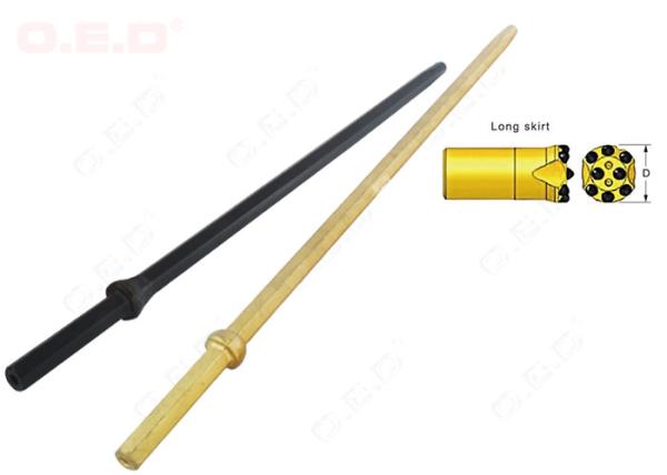Buy cheap Integral 22mm Tapered Drill Rod , Tapered Rock Drill Bits For Mining Tools from wholesalers