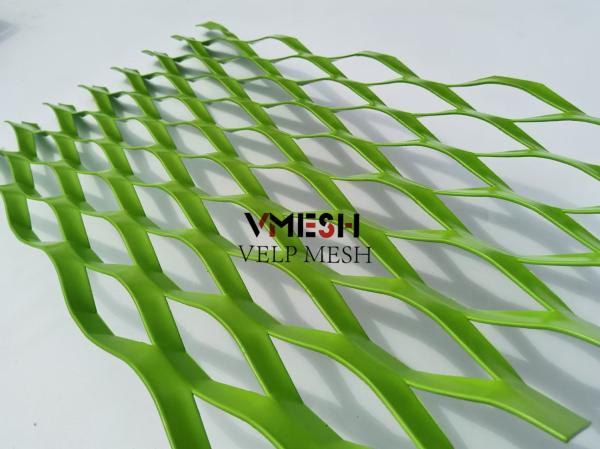Buy cheap Decorative Facade Expanded Aluminium Mesh Powder Coated Screens from wholesalers