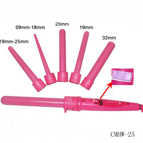 Buy cheap 5 in 1pink interchangeable Hair curling wand barrel-Hair Tools from wholesalers