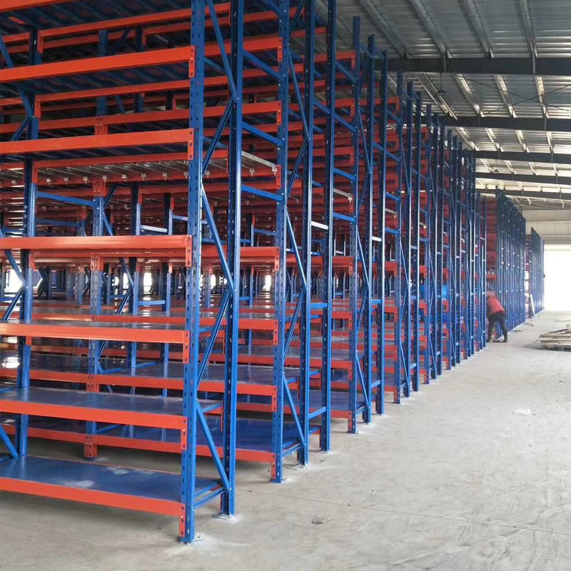 Customized Steel Mezzanine Racking System For Steel Platform In Industrial Warehouse