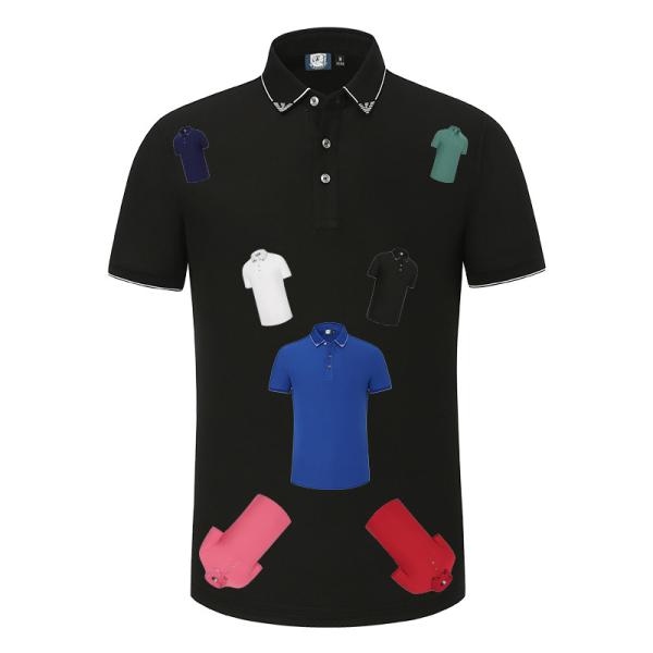 Buy cheap OEM Quick Drying Flyita Black Cotton Polo Shirt 3D Embroidery SGS from wholesalers