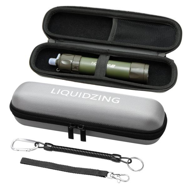 Buy cheap Filtration Portable Travel Carrying Case Drinking Straw Grey from wholesalers