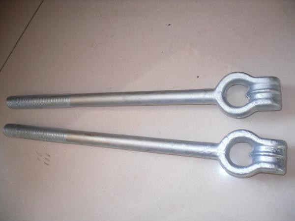 Buy cheap Zinc Paint Galvanized Ground Anchors , Hot Dipped Galvanized Thimble Eye Anchor Rod from wholesalers