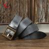 Buy cheap Smooth Strap Vintage Leather Belt For Men With Standard Width Zinc Alloy Buckle from wholesalers