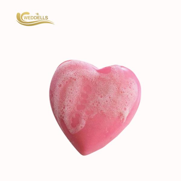 Buy cheap Colorful Heart Shaped Soap , Anti Aging 100% Handmade Bar Soap For Facial / Body from wholesalers