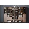Buy cheap Home Study room Office Furniture American Walnut Wood Combined Bookcase with Shelves by Classic Nordic design from wholesalers
