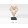 Buy cheap Table Lamp Shape Iron Silver Gold Pillar Candle Holder from wholesalers