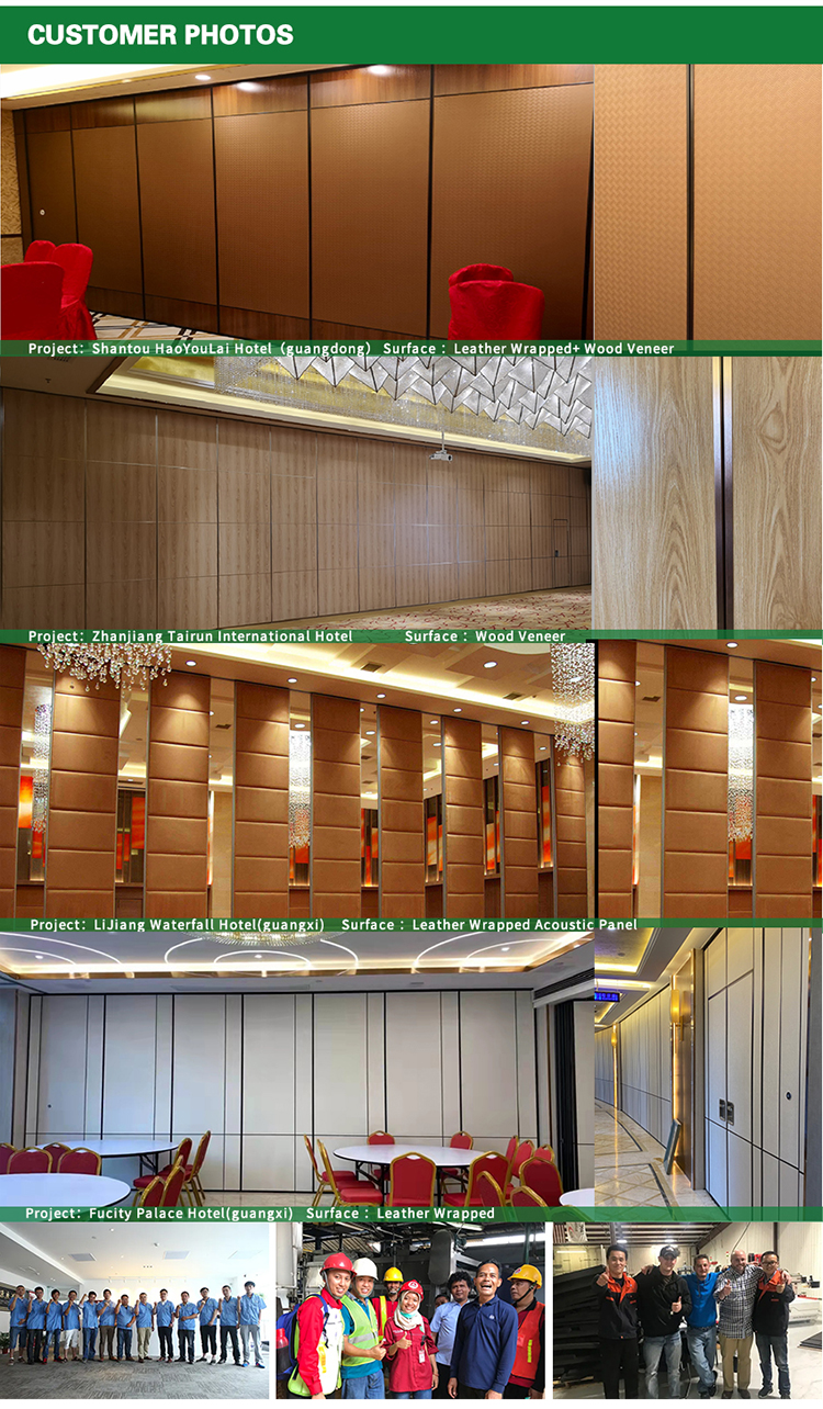 Exhibition Hall Modern fold Operable Partition 30kg/M2 And Easy Installation