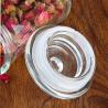 Buy cheap Jam Storage Cookie Glass Spice Jars Empty With Glass Caps , Round Shaped from wholesalers