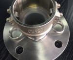 A-A-59326 PTFE Lined Pipe Fittings Female Cam Lock With Fixed Flange