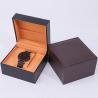 Buy cheap Stylish Soft Lining PU Leather Watch Storage Box With Inner Jewelry Pocket from wholesalers
