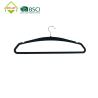 Buy cheap Round Shoulders Slim Plastic Pant Hangers With Non Slip Bar from wholesalers