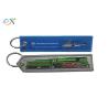 Buy cheap Train Woven Keychain , Embroidery Helicopter Custom Embroidered Keychain from wholesalers
