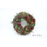 Buy cheap Wholesale Artificial Christmas Door Decoration Supplies Nature Pine Cone Large Christmas Wreath Garland Decor from wholesalers