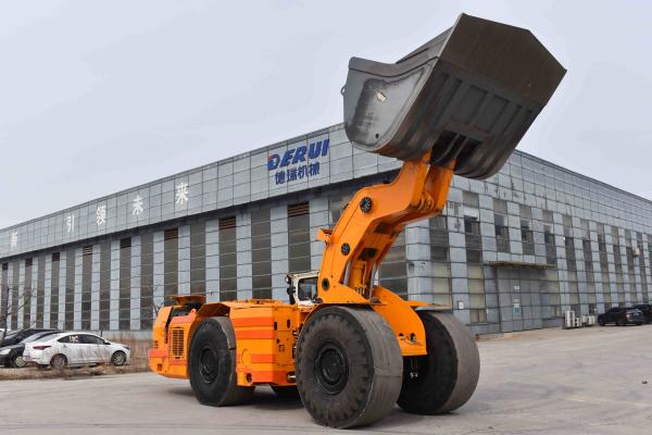 DERUI DRWJ-6 Underground Wheel Loader High Intelligence For Mining Tunnel