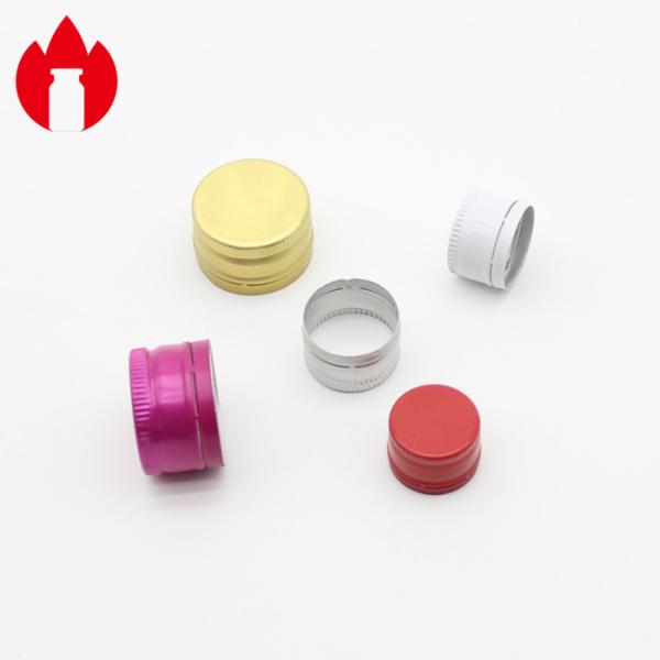 Buy cheap 20mm 22mm 25mm 28mm Aluminium Pilfer Proof Caps For Screw Bottle from wholesalers