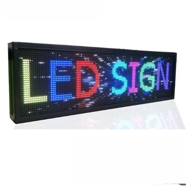 Buy cheap P10 USB Programmable LED Window Display Signs 220V Indoor Led Signs For Business from wholesalers