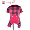 Buy cheap Poly Print Flannel Pet Pajama Warmth Customizable Plaid Dog Pajamas from wholesalers