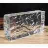 Buy cheap 6x6x4 6x6x3 Crystal Glass Block For Shower Ice Pattern Wall Roof Indoor Hollow Transparent Colored from wholesalers
