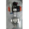 Buy cheap Pneumatic triple eccentric butterfly valve Pneumatic actuator control butterfly valves from wholesalers