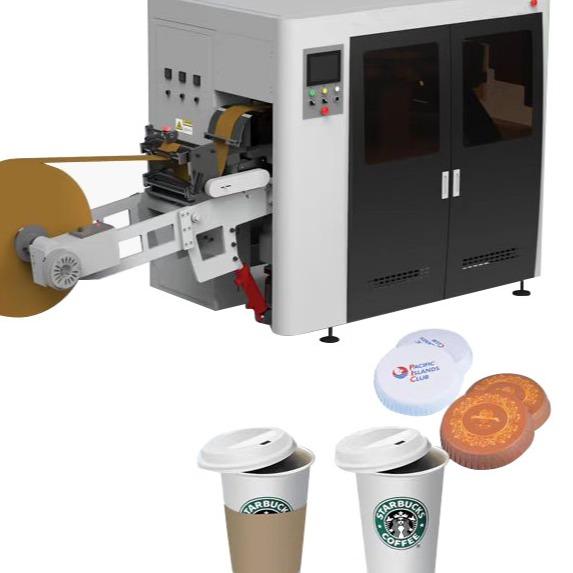Buy cheap 60-90pcs Per Min Paper Lid Forming Machine AC380V 50HZ from wholesalers
