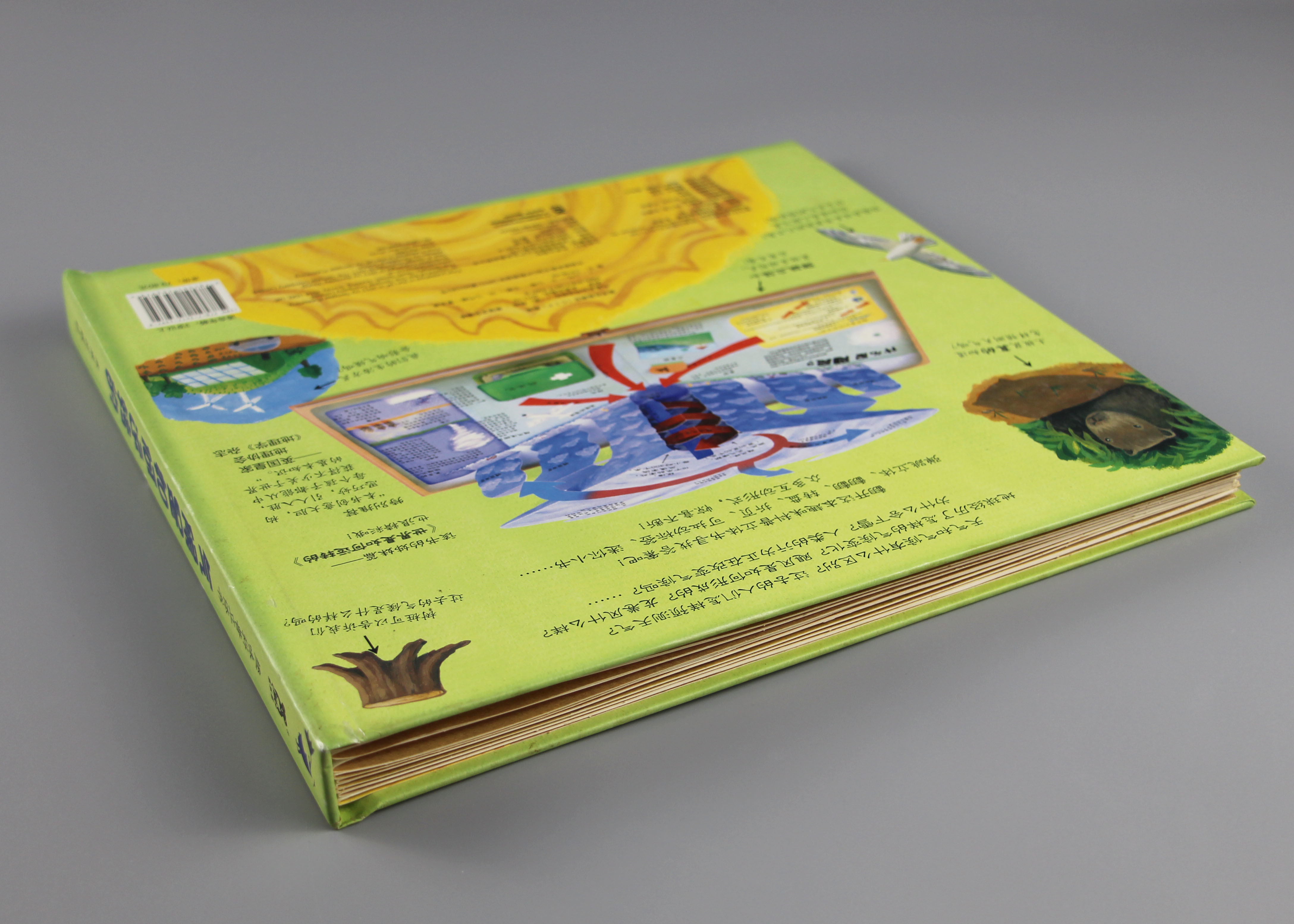 Spot UV Educational Pop Up Books , Toddlers Cartoon Classic Pop Up Books
