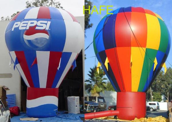 Buy cheap Custom Flying 3m 10ft Hot-air Balloon shape Inflatable Advertising Balloon from wholesalers