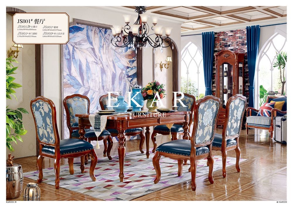 Vintage Classic Wooden Design Dining Room Furniture Dining Chairs