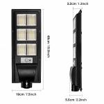 120 Watt Solar Street Light For Outdoor 5000K Daylight White Flood Endurance