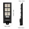 Buy cheap 120 Watt Solar Street Light For Outdoor 5000K Daylight White Flood Endurance IP65 Waterproof from wholesalers