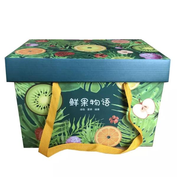 Buy cheap Double Wall Corrugated Boxes For Fruit Packaging Lamination / Embossing from wholesalers