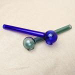Unique Sturdy Glass Oil Burner Tube , Daily Use Hand Blown Bongs