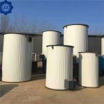 500KW Vertical Coal Fired Coil Type Thermal Oil Boiler For Synthetic Fiber