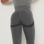 SEAMLESS YOGA PANTS HIP BREATHABLE YOGA CLOTHES TIGHT HEIGHT WAIST SPORTS