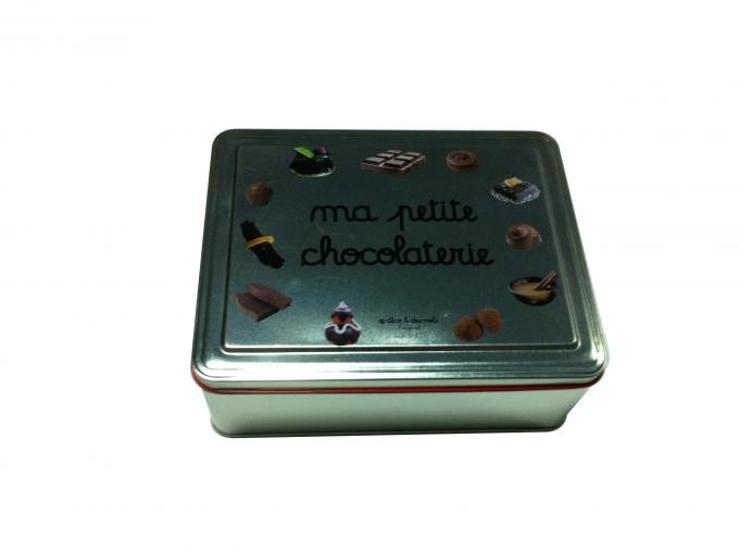4 Color Printed Chocolate Tin Box Custom Tins for Sale Metal Cans with Lids Tin Containers for Food Packaging