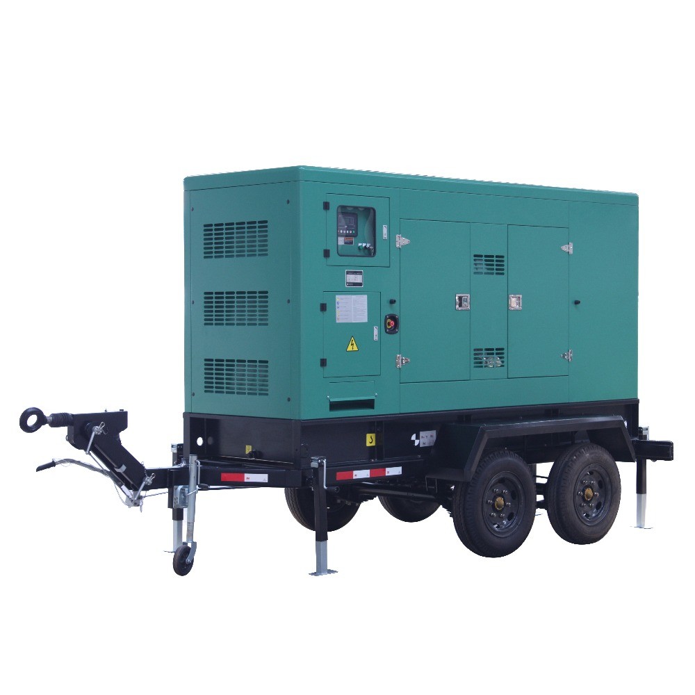 Cummins Mobile Station Silent Trailer Type Diesel Generator For Charging Emergency Rescue