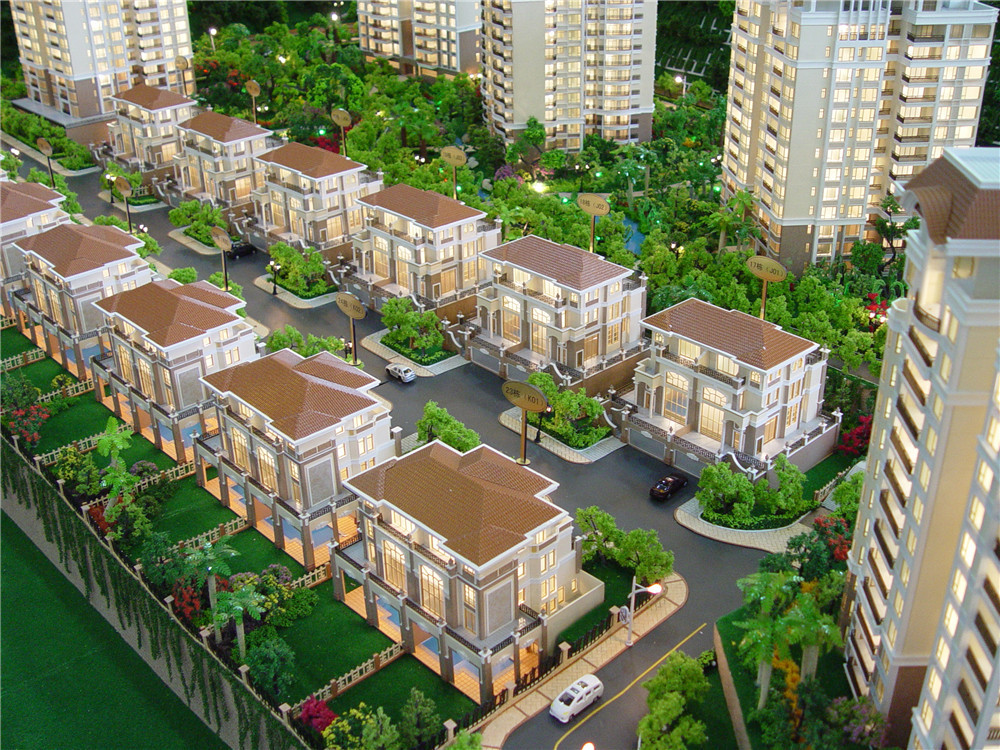 Customized Architectural Model Making Materials With Interior Furniture