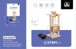 Elementary School Educational Wooden Toy Hand Cranked Piano Wooden Musical Toy