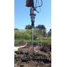 Buy cheap Photovoltaic pile drill hydraulic auger driver equipment used on excavator 5-40 tons from wholesalers