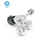 SS316 Single Stage Pressure Regulator Inline High Flow Pressure Regulator