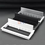 Low price Plastic power cable management soft closing office desk wire cable