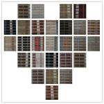 Printed Patio Bamboo Roll Up Shades Semi Finish Elegant Color For House