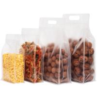 Buy cheap 200g Bread Packaging Bags Clear Stand Up Resealable Zipper Pouches Anti product